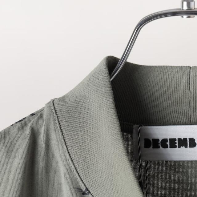 ディセンバーメイ ゴルフ モックシャツ メンズ レディース 半袖