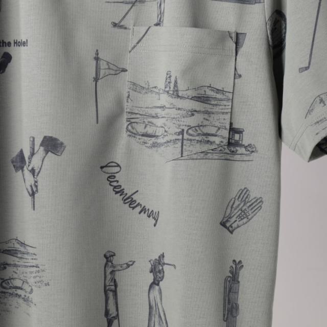 ディセンバーメイ ゴルフ モックシャツ メンズ レディース 半袖