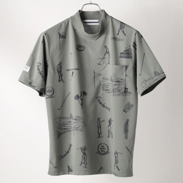 ディセンバーメイ ゴルフ モックシャツ メンズ レディース 半袖