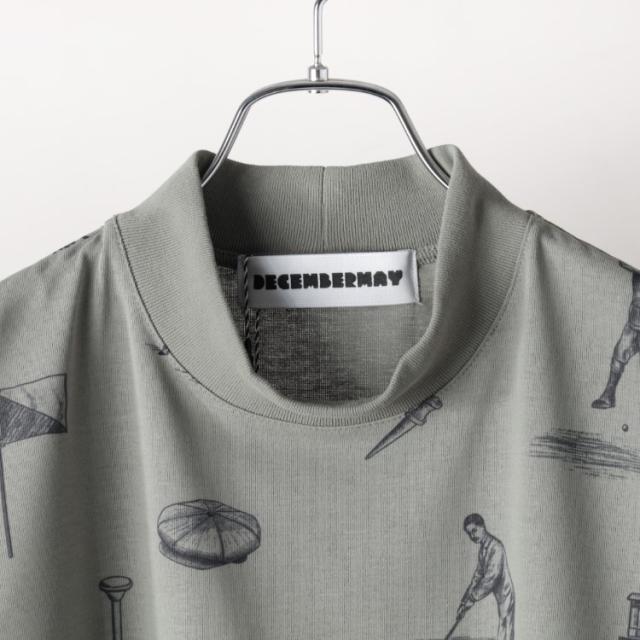 ディセンバーメイ ゴルフ モックシャツ メンズ レディース 半袖
