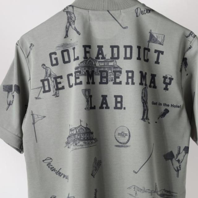 ディセンバーメイ ゴルフ モックシャツ メンズ レディース 半袖