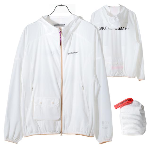 ディセンバーメイ ゴルフ ブルゾン メンズ 長袖 ライトブルゾン トップス フルジップ ライトアウター 軽量 パッカブル 弱撥水 防風 ポケッタブル アウター ブランド DECEMBERMAY 1-512-1509