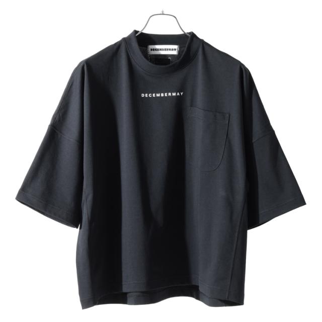 ディセンバーメイ ゴルフ モックネックシャツ ブラック メンズM