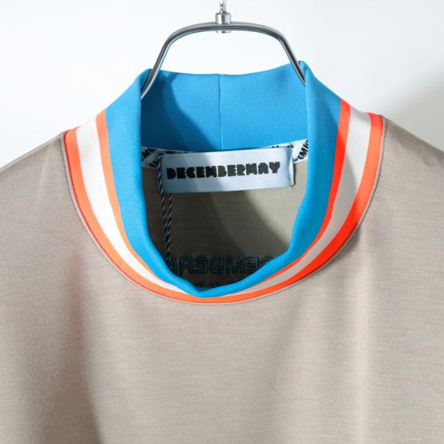 ディセンバーメイ ゴルフ モックネック スウェット メンズ レディース 長袖 ハイネック トレーナー ダンボールニット ストレッチ UVカット ゴルフウェア ブランド ロゴ DECEMBERMAY 4-512-1117 ディセンバーメイ ゴルフ モックネック スウェット メンズ レディース