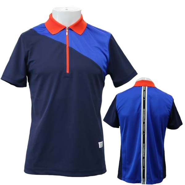 ディセンバーメイ ゴルフ ポロシャツ メンズ シャツ 半袖 UVカット 吸汗速乾 ゴルフウェア 無地 春 夏 秋 1-105-0118 DECEMBERMAY TOKYO 14,454円