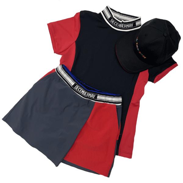 ディセンバーメイ ゴルフ スカート レディース インナー付き 吸湿速乾