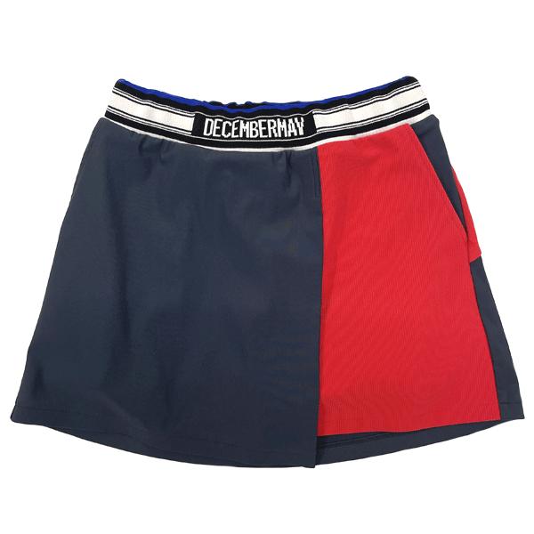 ディセンバーメイ ゴルフ スカート インナー付き 吸湿速乾 ストレッチバイカラー ディセンバーメイ ゴルフ スカート レディース インナー付き 吸湿速乾