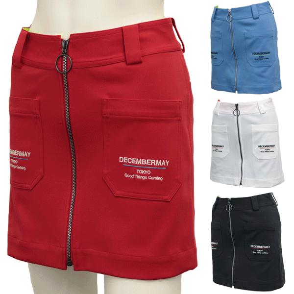 DECEMBERMAYゴルフスカート ディセンバーメイ ゴルフ スカート レディース ストレッチ フルジップ