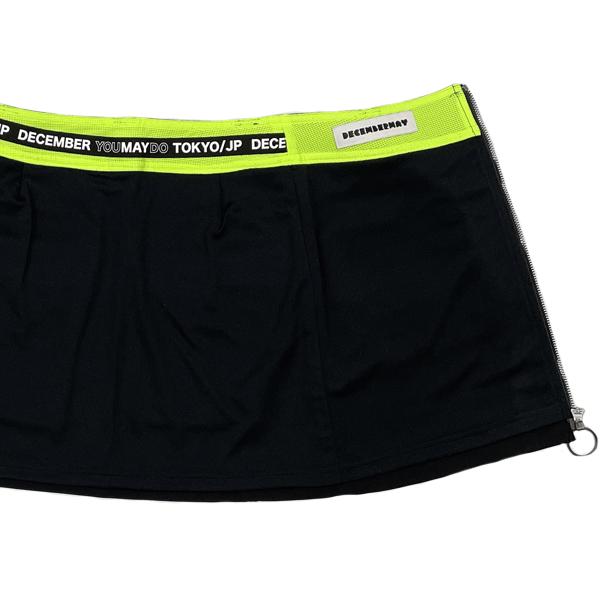 ディセンバーメイ ゴルフ スカート レディース ストレッチ フルジップ