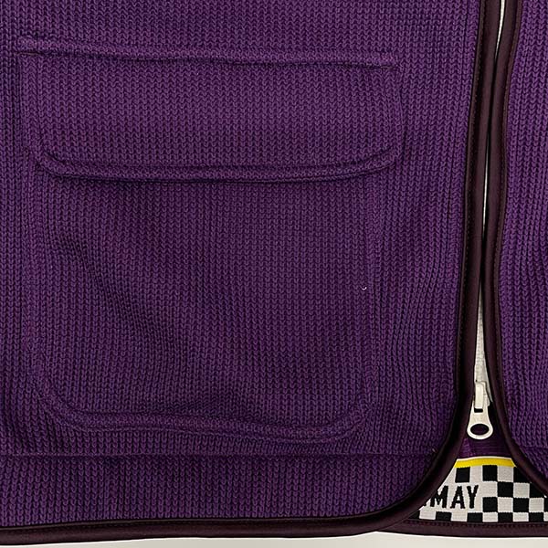 ディセンバーメイ ゴルフ パーカー フルジップ ワッフル フーディー