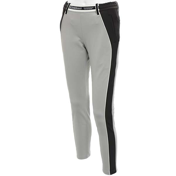ディセンバーメイ ゴルフ パンツ レディース ゴルフウェア ズボン テーパード ストレッチ 起毛 発熱 グレー ブランド 春 秋 冬 2-112-2024 DECEMBERMAY TOKYOの通販は