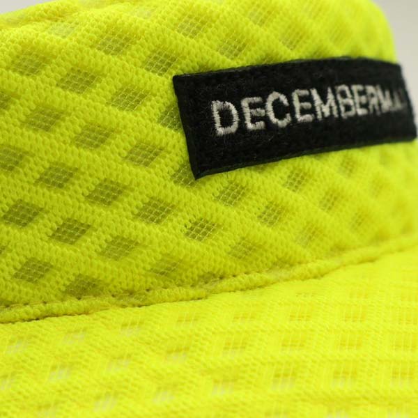 DECEMBERMAYメッシュキャップ イエロー ディセンバーメイ ゴルフ キャップ メンズ レディース 帽子