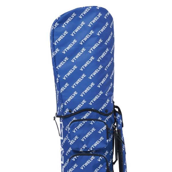 V12 自立キャディバッグ 8.5インチ ブルー V12 ゴルフ キャディバッグ メンズ レディース 8.5型 約3.4kg 5
