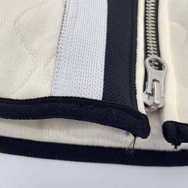 ディセンバーメイ ゴルフ ブルゾン レディース ダンボールニット