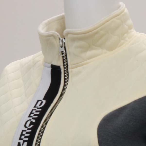 ディセンバーメイ ゴルフ ブルゾン レディース ダンボールニット