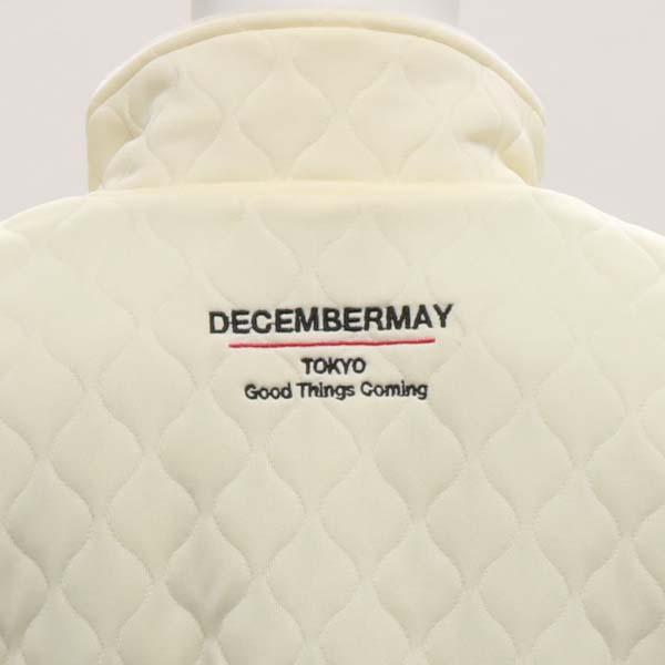 DECEMBERMAY キルティングジャケット ホワイト DECEMBERMAY キルティングジャケット ホワイト