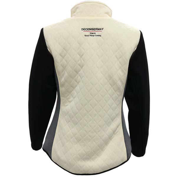 新品　ディセンバーメイ　ダンボールニット　キルティングアウター ディセンバーメイ ゴルフ ブルゾン レディース ダンボールニット