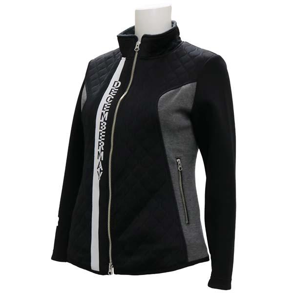 ディセンバーメイ ゴルフ ブルゾン レディース ダンボールニット