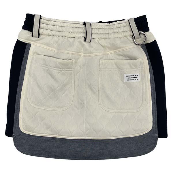 ディセンバーメイ ゴルフ スカート レディース ダンボールニット