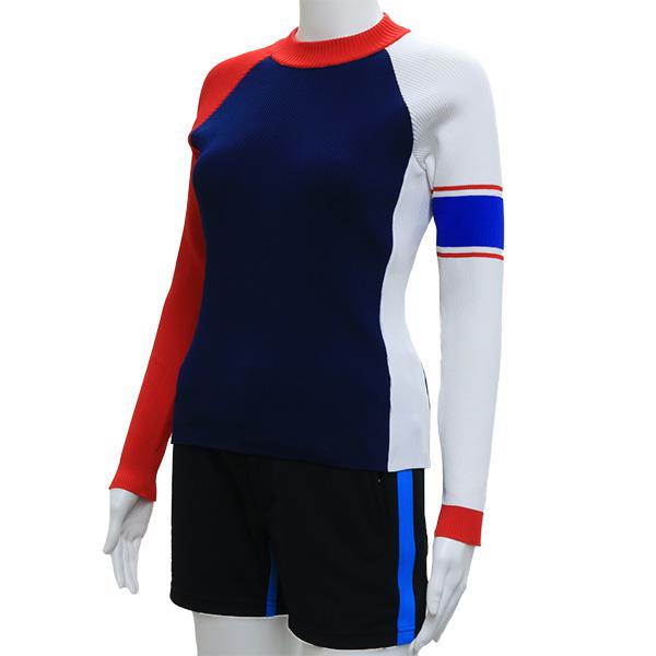 ディセンバーメイ ゴルフ レディース ニット 長袖 軽量 ボトルネック ストレッチ 長袖 無地 ブランド 紺 春 秋 2-205-1017 DECEMBERMAY ディセンバーメイ ゴルフ レディース ニット 長袖 軽量 ボトルネック