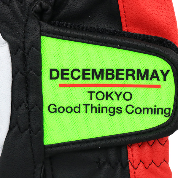 ディセンバーメイ ゴルフ レザー グローブ レディース 両手用 本革 88project コラボ バイカラー ゴルフグローブ ブランド レア 3-999-6001 DECEMBERMAY TOKYO_4