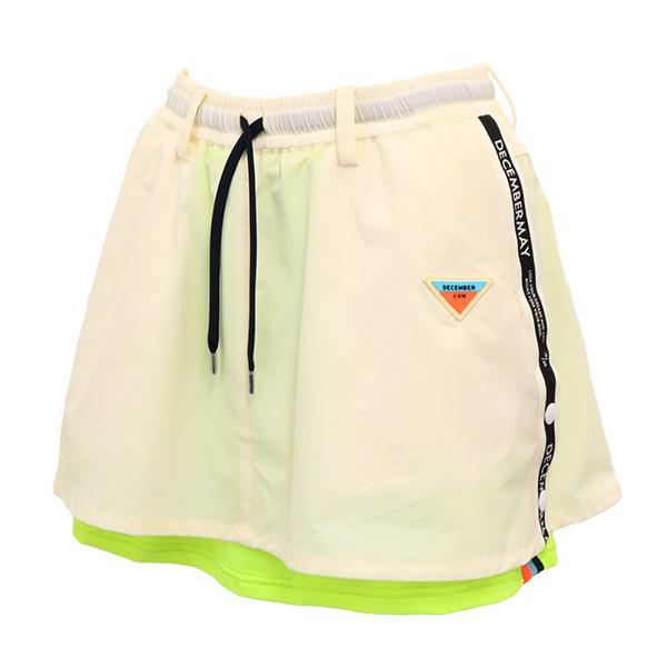 ディセンバーメイ ゴルフ スカート レディース フレアスカート ミニ レイヤード インナーパンツ 軽量 ゴム ホワイト 2-205-2531 ブランド DECEMBERMAY TOKYOの通販は