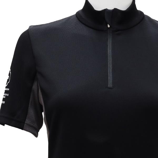 ディセンバーメイ ゴルフ モックシャツ レディース 半袖 ハーフジップ