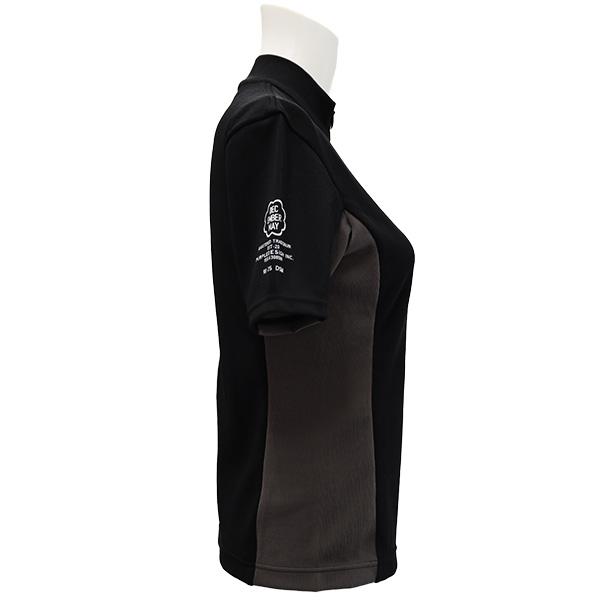 ディセンバーメイ ゴルフ モックシャツ レディース 半袖 ハーフジップ