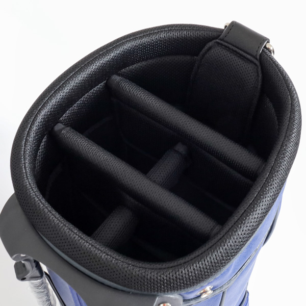 ペッレモルビダ ゴルフ キャディバッグ スタンドバッグ スタンド ユニセックス 約3.7kg 9.0型 5分割 レア ブランド 正規品 青 ブルー pmo-pg001 PELLE MORBIDA_7
