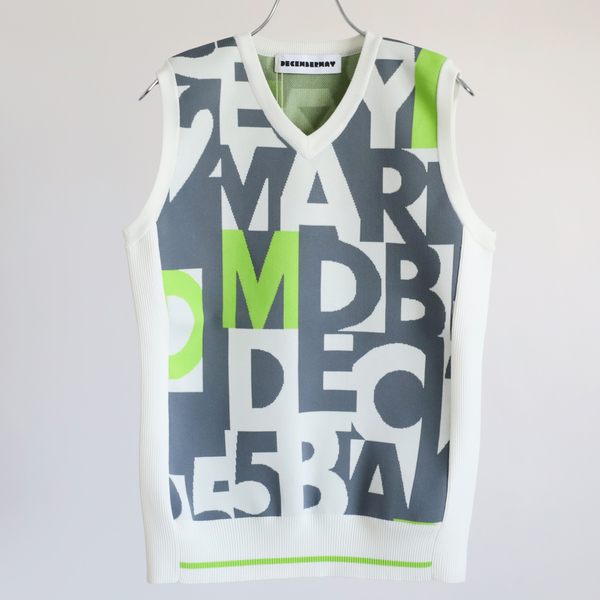 ディセンバーメイ ゴルフ ベスト レディース Vネック ニット ニット