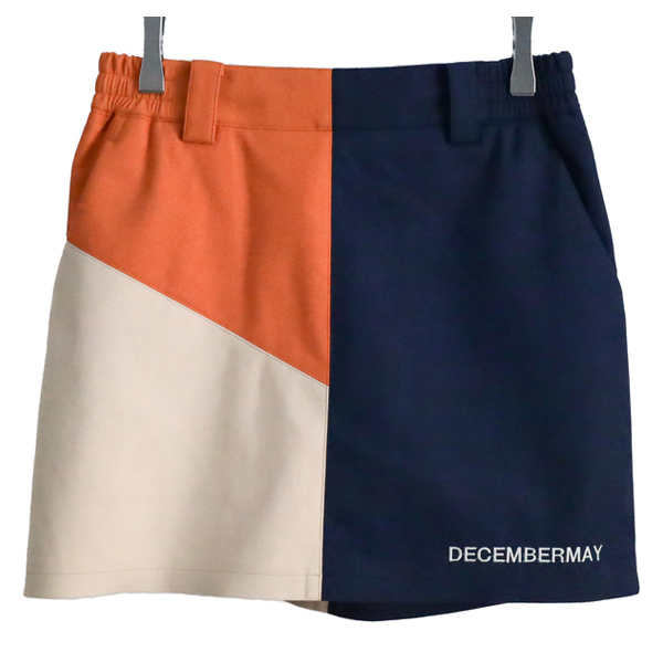 ディセンバーメイ ゴルフ スカート レディース スウェード マルチ