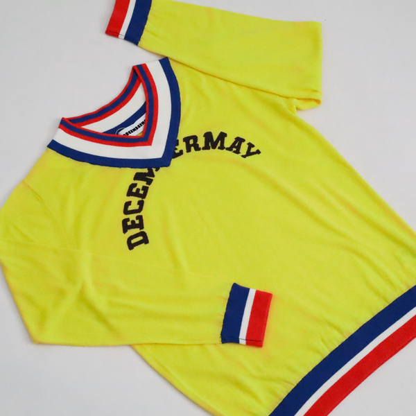 ディセンバーメイ ゴルフ Vネック セーター メンズ ニット 長袖 薄手