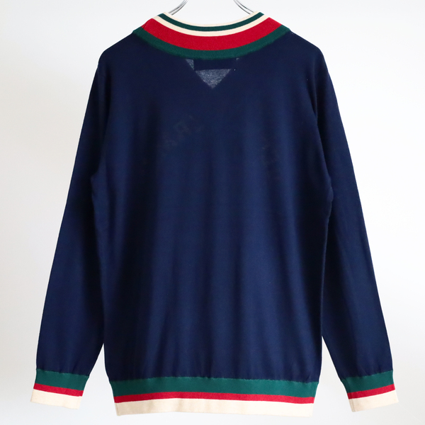 ディセンバーメイ ゴルフ Vネック セーター メンズ ニット 長袖 薄手