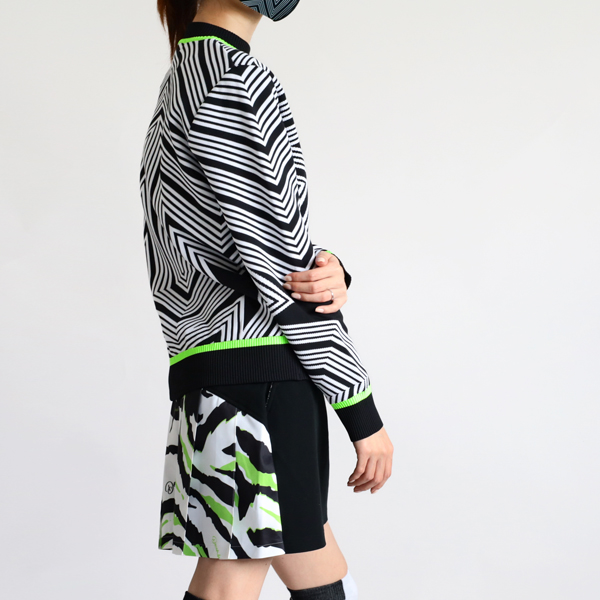 ディセンバーメイ ゴルフ セーター レディース ニット 長袖 軽量 保温