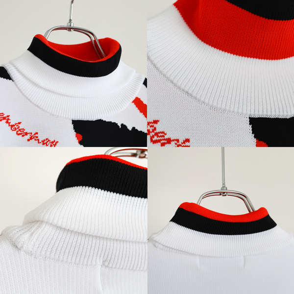 ディセンバーメイ ゴルフ ニット レディース 長袖 タートルネック