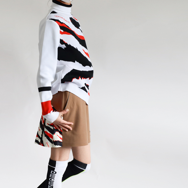 ディセンバーメイ ゴルフ ニット レディース 長袖 タートルネック