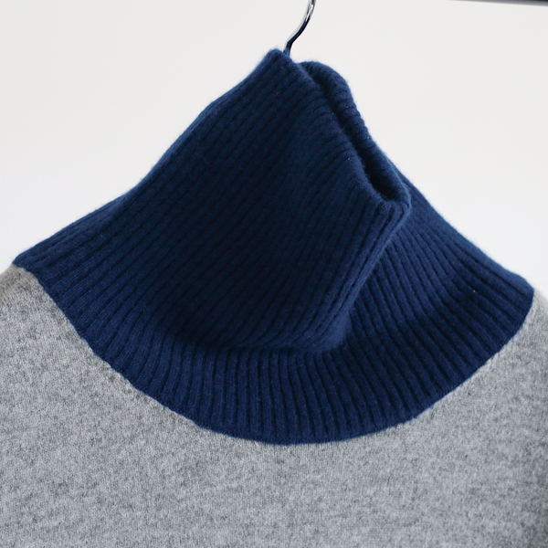 ディセンバーメイ ゴルフ カシミヤ セーター メンズ カシミヤセーター ニット 長袖 グレー 無地 秋 冬 ゴルフウェア ブランド 1-212-1032_7
