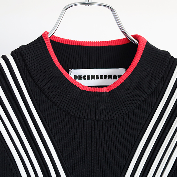 ディセンバーメイ ゴルフ モックシャツ メンズ ニット モックネック