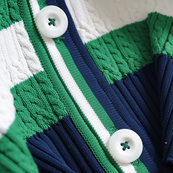 ディセンバーメイ ゴルフ カーディガン レディース ニット 軽量 薄手