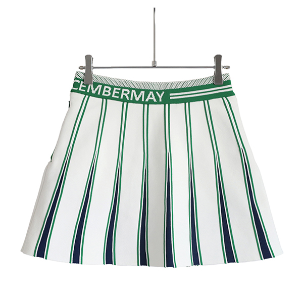 ディセンバーメイ ゴルフ スカート レディース ニット プリーツ ミニ インナーパンツ 軽量 無地 ゴルフウェア 春 夏 秋 2-212-2544 ブランド