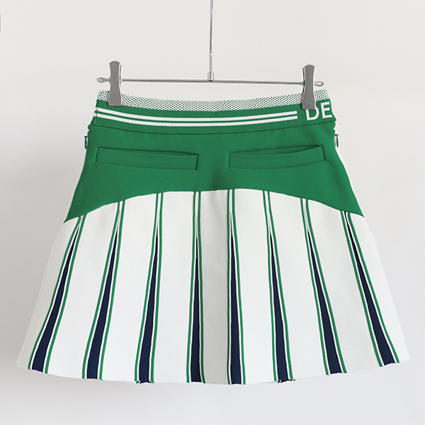 ディセンバーメイ ゴルフ スカート レディース ニット プリーツ ミニ