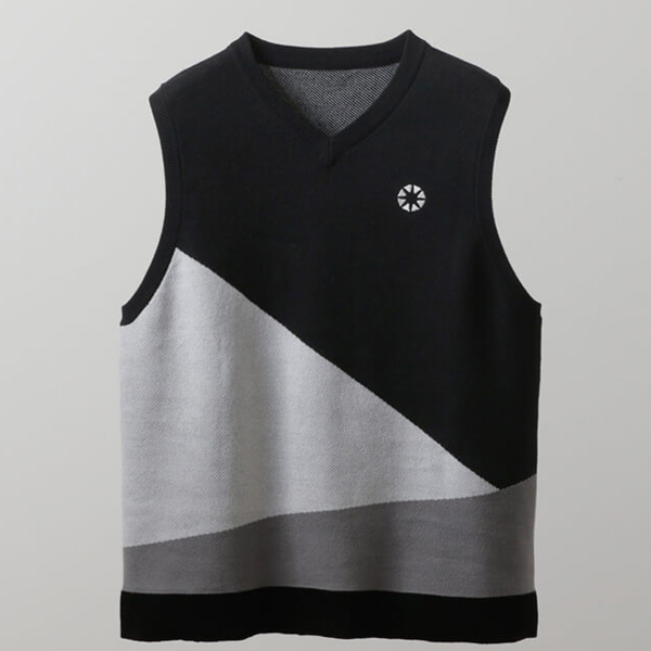 バンデル ゴルフ ベスト ニットベスト ゴルフウェア バックロゴ　23年モデル バンデル ゴルフ ベスト ニットベスト ゴルフウェア バックロゴ