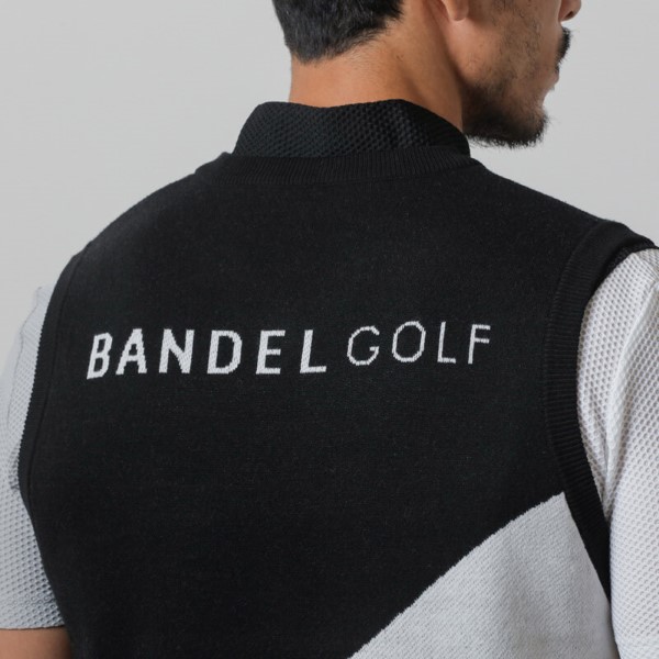 バンデル ゴルフ ベスト メンズ ニット ニットベスト ゴルフウェア