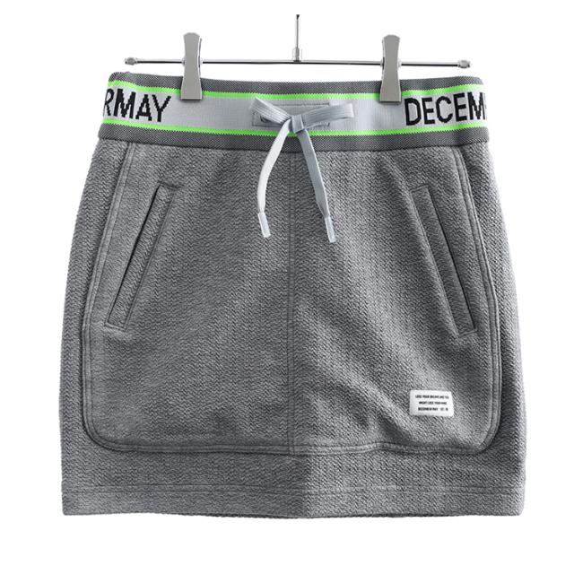 ディセンバーメイ ゴルフ ミニスカート レディース ジャージー ストレッチ インナーパンツ 無地 春 夏 秋 ゴルフウェア ブランド 2-305-2509