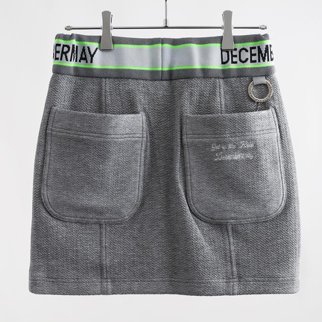 ディセンバーメイ ゴルフ ミニスカート レディース ジャージー