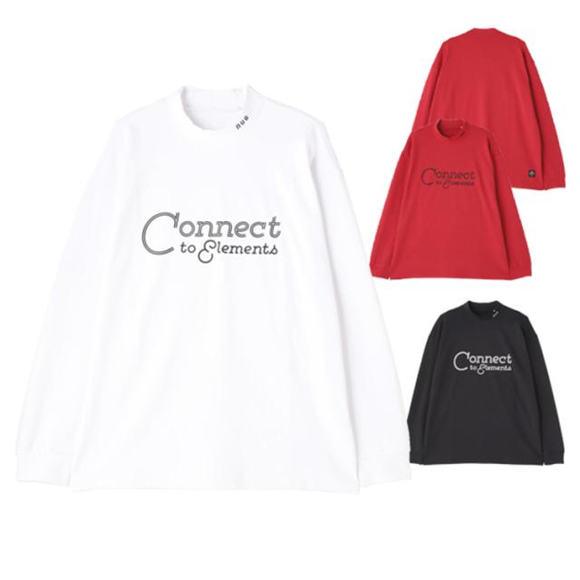 ナノユニバース ゴルフ モックシャツ メンズ 長袖 モックネック シャツ ゴルフウェア 吸水速乾 ブランド 無地 秋 冬 0304266101 beats per minute BPM NANO universe