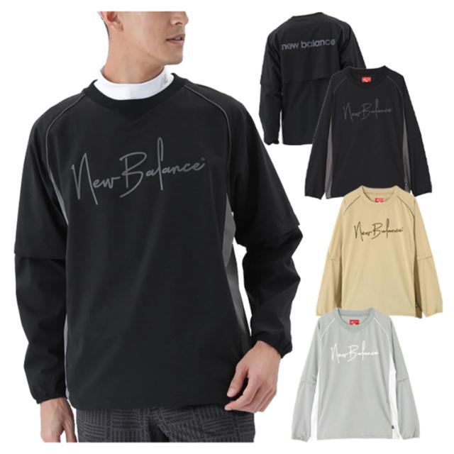 ニューバランス ゴルフ スニード メンズ 長袖 半袖 2WAY ブルゾン ジャケット ストレッチ ゴルフウェア 無地 春 夏 秋 冬 ブランド 0125221001 New Balance golf