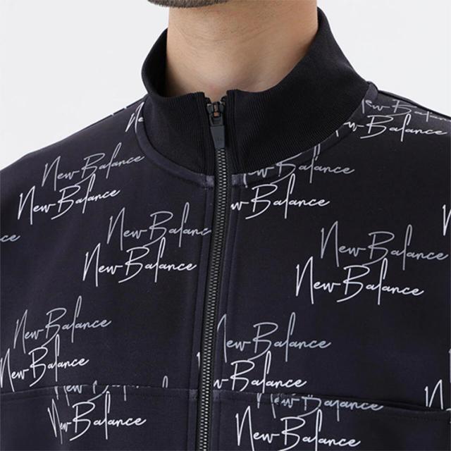 ニューバランス ゴルフ ブルゾン メンズ 長袖 スウェット プルオーバー