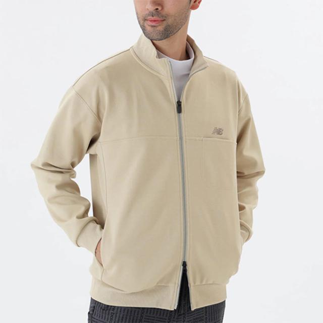 ニューバランス ゴルフ ブルゾン メンズ 長袖 スウェット プルオーバー