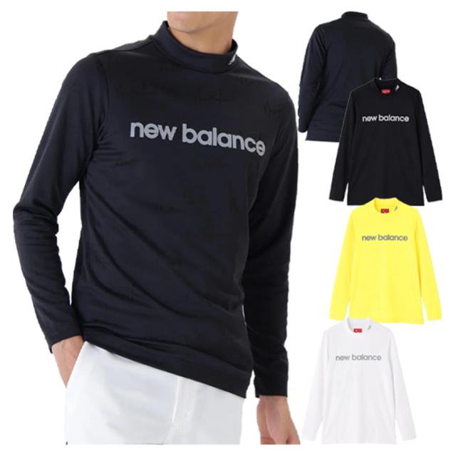 ニューバランス ゴルフ モックシャツ メンズ 長袖 シャツ モックネック UVカット ストレッチ ゴルフウェア 無地 ブランド 0125267003 New Balance golf